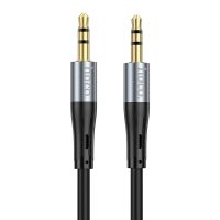 Кабель AUX 3.5 mm - 3.5 mm Hoco UPA22 (1 м) <черный> ― OnlineBazar.su