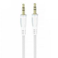 Кабель AUX 3.5 mm - 3.5 mm Borofone BL14  (2 м) <белый> ― OnlineBazar.su