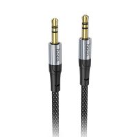 Кабель AUX 3.5 mm - 3.5 mm Hoco UPA26 (1 м) <черный> ― OnlineBazar.su