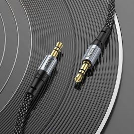 Кабель AUX 3.5 mm - 3.5 mm Hoco UPA26 (1 м) <черный>