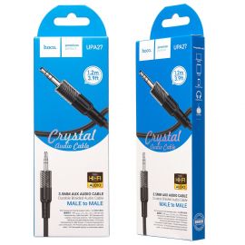 Кабель AUX 3.5 mm - 3.5 mm Hoco UPA27 (1,2 м) <черный>