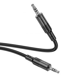 Кабель AUX 3.5 mm - 3.5 mm Hoco UPA27 (1,2 м) <черный>