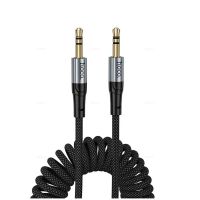 Кабель AUX 3.5 mm - 3.5 mm Hoco UPA33 (1.5 м) <черный> ― OnlineBazar.su