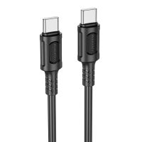 Кабель USB-C Type-C Borofone BX111 (3A/PD/60W/1 метр) <черный> ― OnlineBazar.su