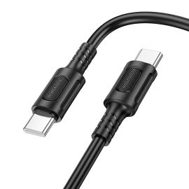 Кабель USB-C Type-C Borofone BX111 (3A/PD/60W/1 метр) <черный>