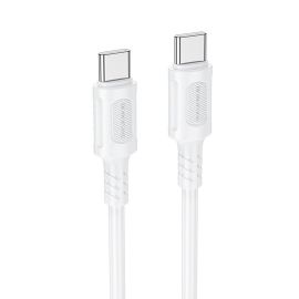 Кабель USB-C Type-C Borofone BX111 (3A/PD/60W/1 метр) <белый>