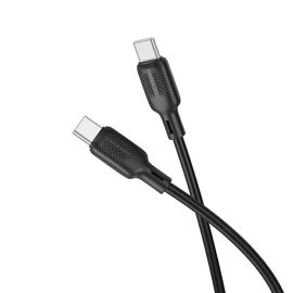 Кабель USB-C Type-C Borofone BX113 (3A/PD/60W/1 метр) <черный>