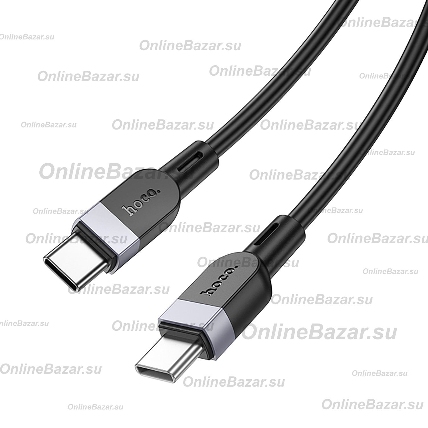 Кабель USB-C Type-C Hoco X109 (3A/PD/60W/2 метра) <черный> ― OnlineBazar.su