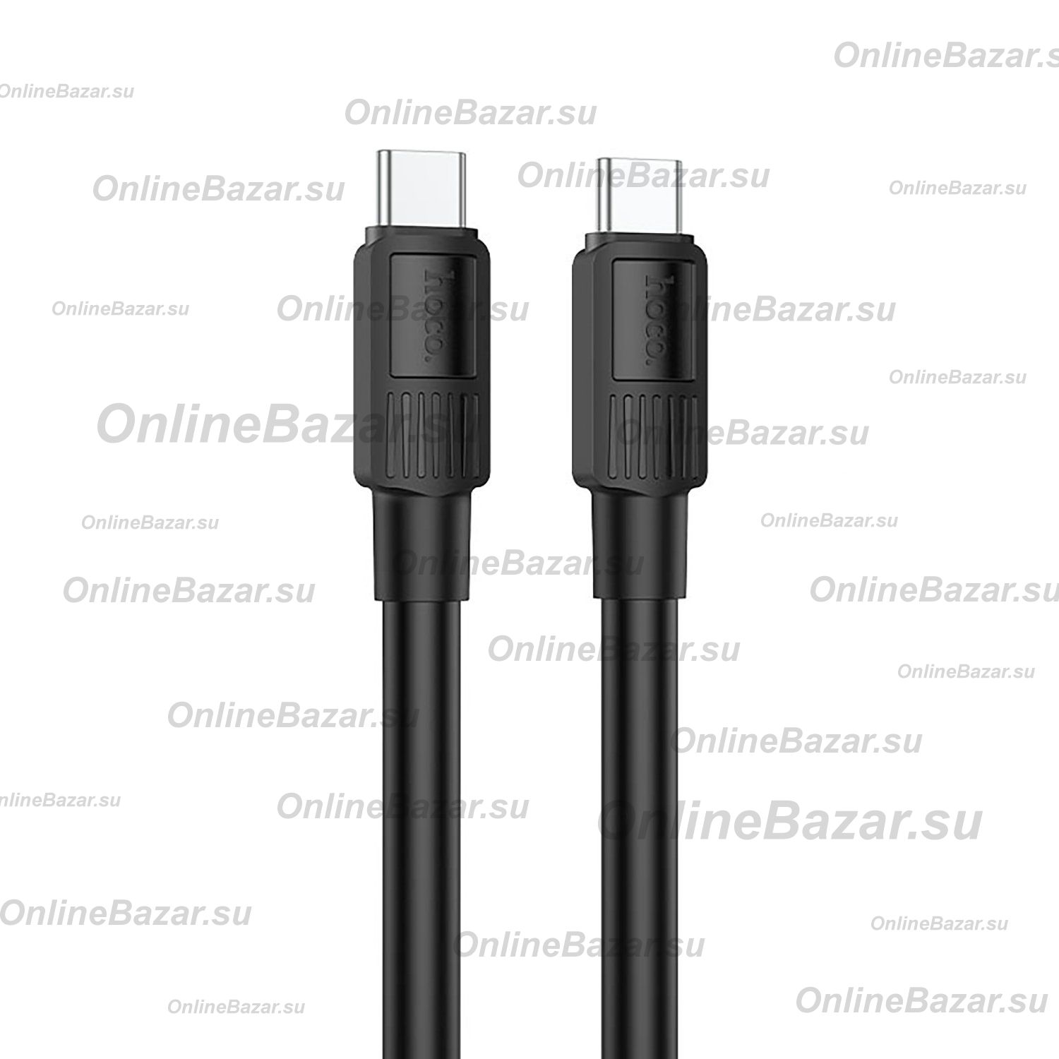 Кабель USB-C Type-C Hoco X84 (3A/PD/60W/1 метр) <черный> ― OnlineBazar.su