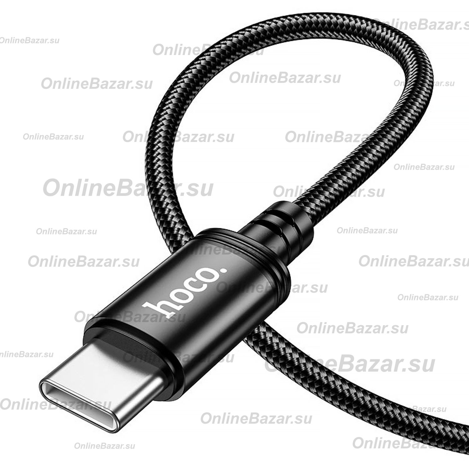 Кабель USB-C Type-C Hoco X89 (3A/PD/60W/2 метра) <черный> ― OnlineBazar.su