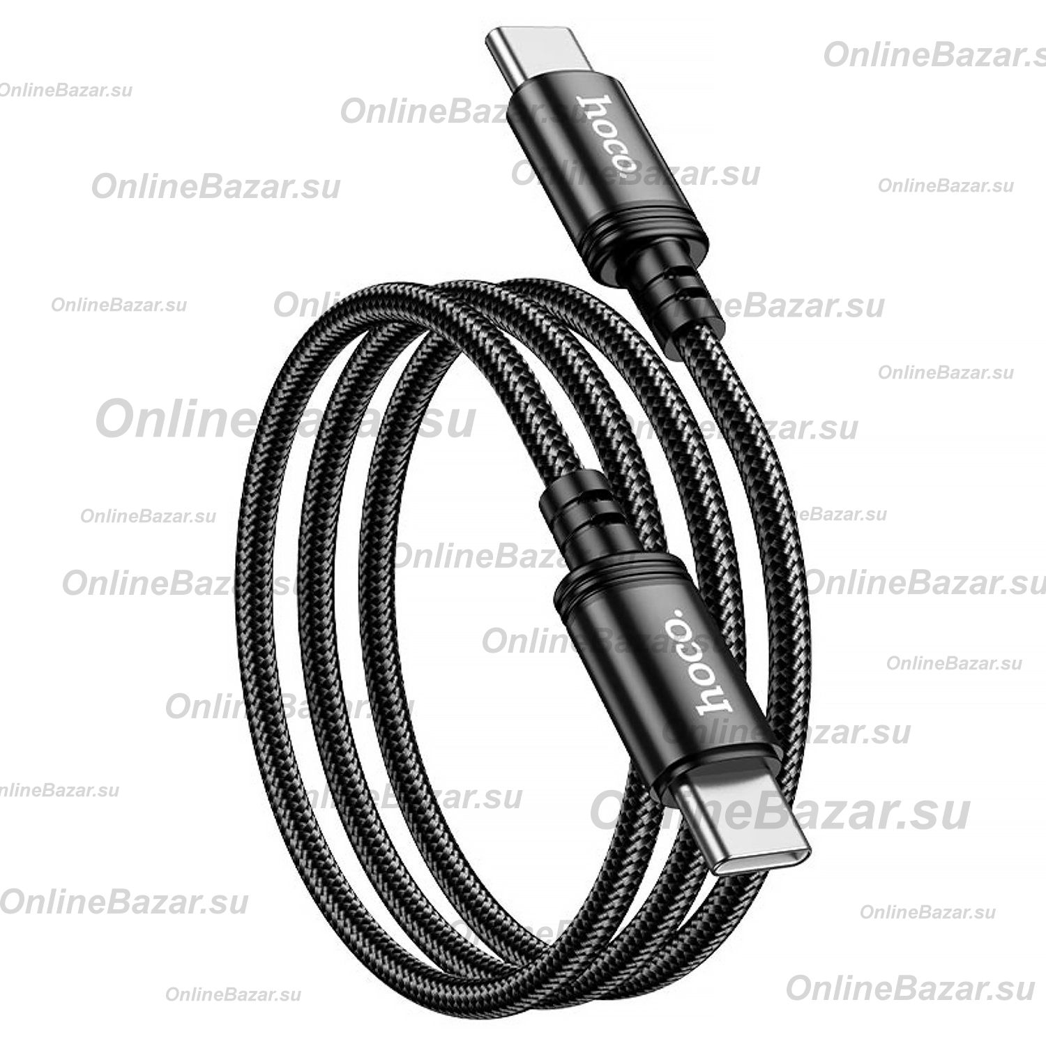Кабель USB-C Type-C Hoco X89 (3A/PD/60W/2 метра) <черный> ― OnlineBazar.su