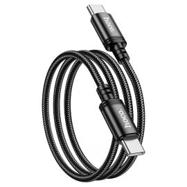 Кабель USB-C Type-C Hoco X89 (3A/PD/60W/2 метра) <черный>