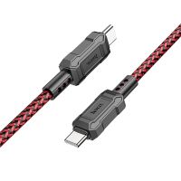 Кабель USB-C Type-C Hoco X94 (3A/PD/60W/1 метр) <красный> ― OnlineBazar.su