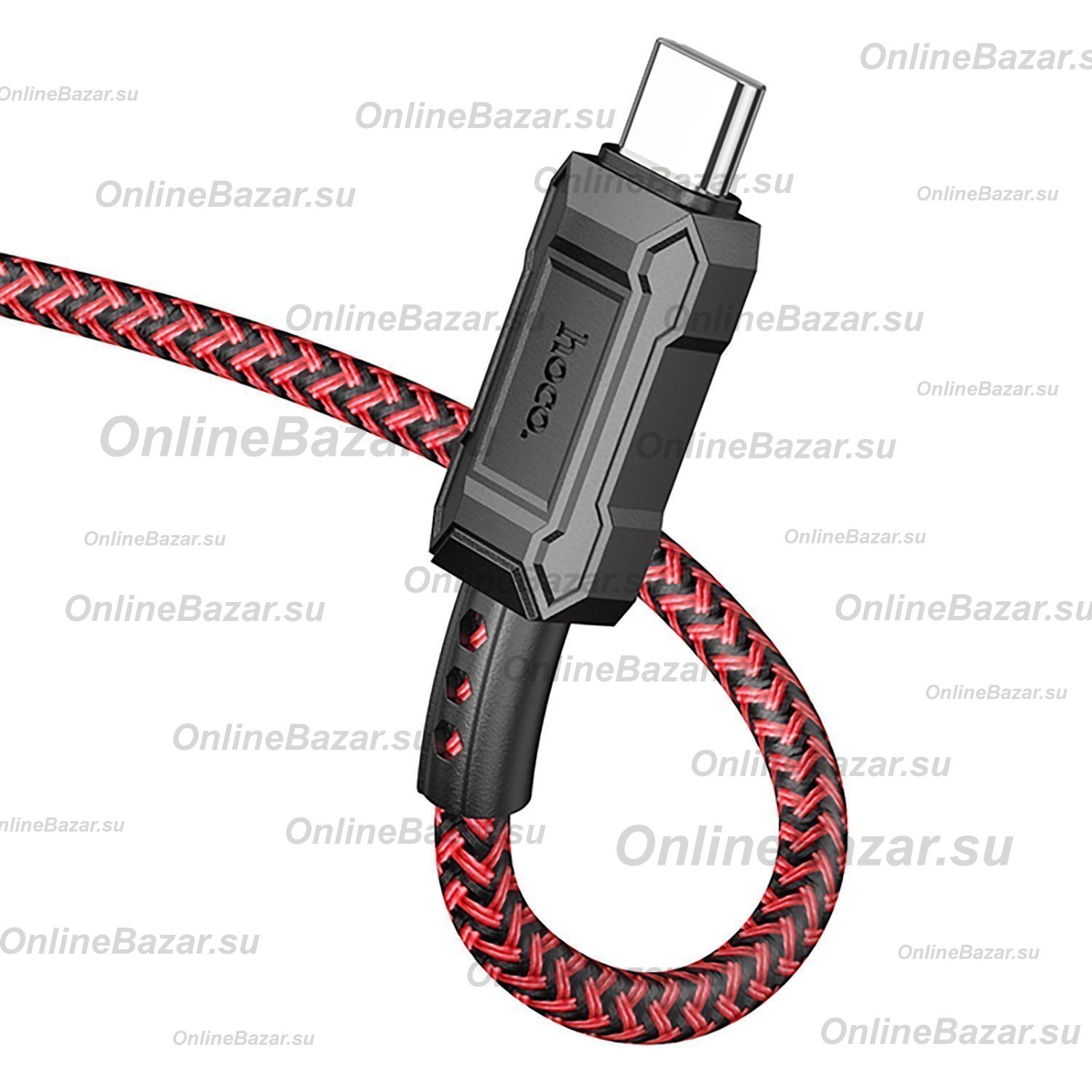 Кабель USB-C Type-C Hoco X94 (3A/PD/60W/1 метр) <красный> ― OnlineBazar.su