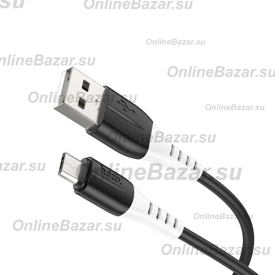 Кабель USB MicroUSB Hoco X82 <черный> ― OnlineBazar.su