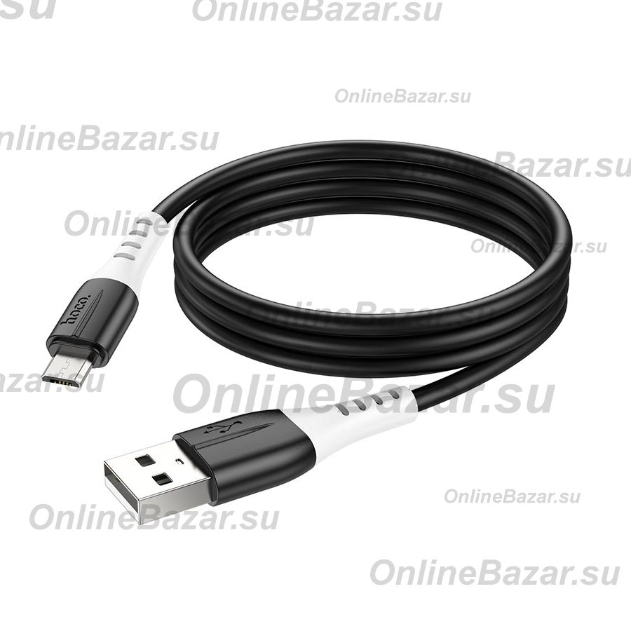 Кабель USB MicroUSB Hoco X82 <черный> ― OnlineBazar.su