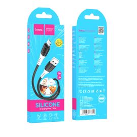 Кабель USB MicroUSB Hoco X82 <черный>