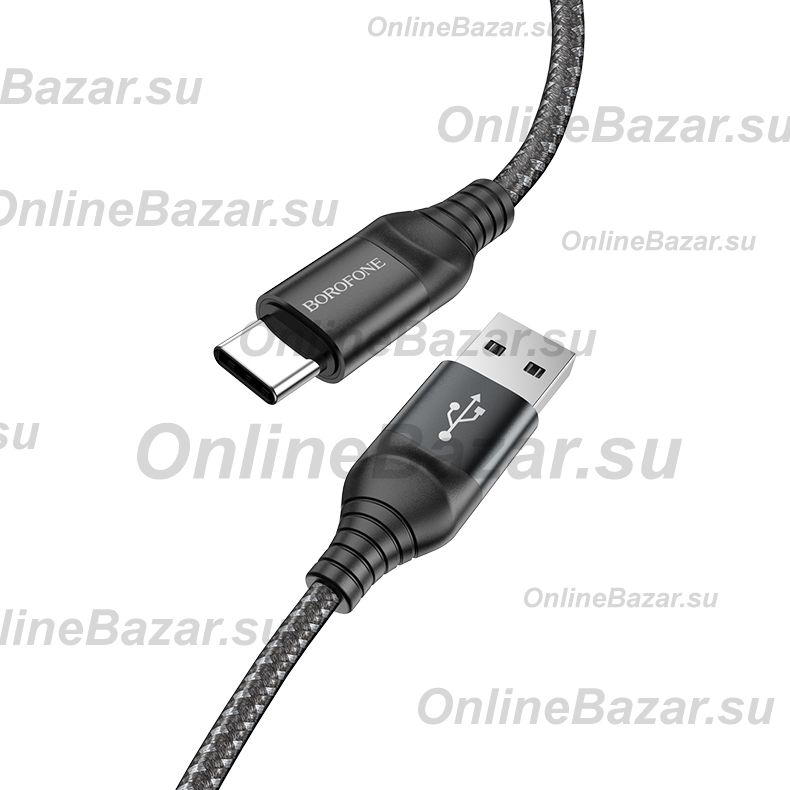 Кабель USB MicroUSB Borofone BX56 <черный> ― OnlineBazar.su