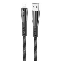 Кабель USB Apple iPhone Lightning Hoco U70 (2.4A/1,2 метра) <черный> ― OnlineBazar.su