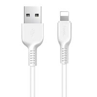 Кабель USB Apple iPhone Lightning Hoco X20 (2.4A/1 метр) <белый> ― OnlineBazar.su