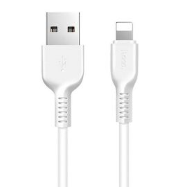 Кабель USB Apple iPhone Lightning Hoco X20 (2.4A/1 метр) <белый>