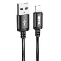 Кабель USB Apple iPhone Lightning Hoco X89 (2.4A/1 метр) <черный> ― OnlineBazar.su