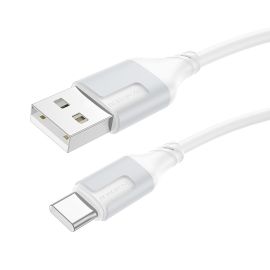 Кабель USB Type-C Borofone BX101 (3A/1 метр) <белый>