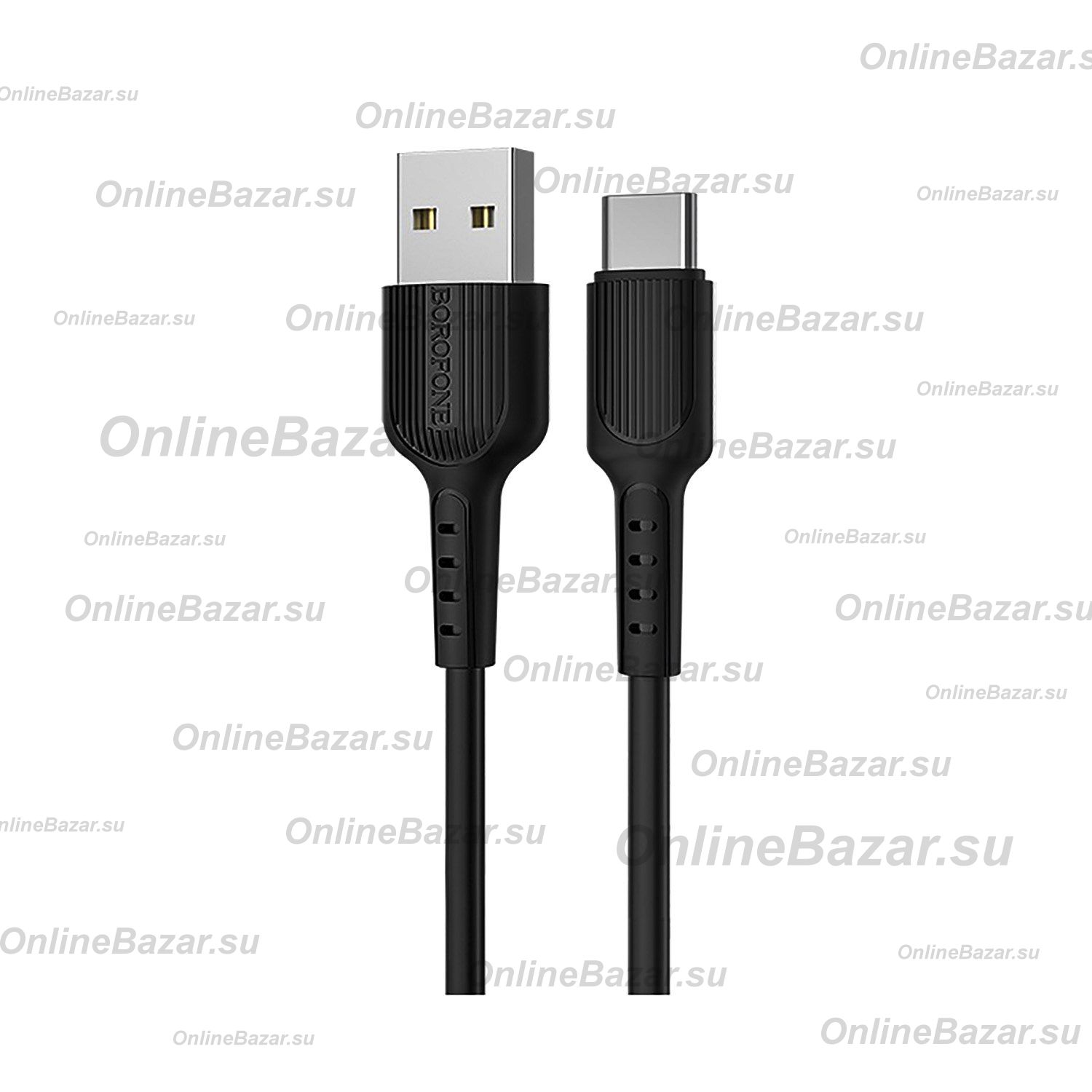Кабель USB Type-C Borofone BX16 (3A/1 метр) <черный> ― OnlineBazar.su