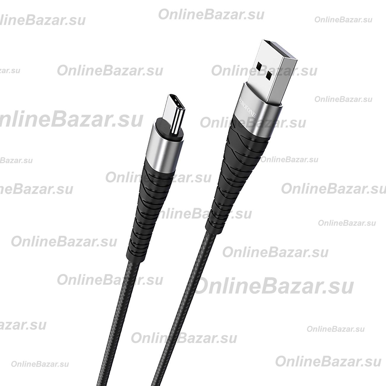 Кабель USB Type-C Borofone BX32 (3A/1 метр) <черный> ― OnlineBazar.su