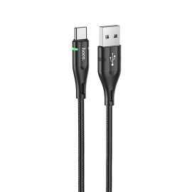 Кабель USB Type-C Hoco U93 (3A/1.2 метра) <черный>