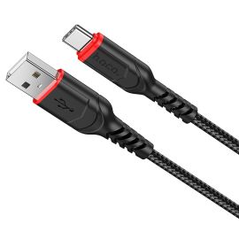 Кабель USB Type-C Hoco X59 (3A/18W/3 метра) <черный>