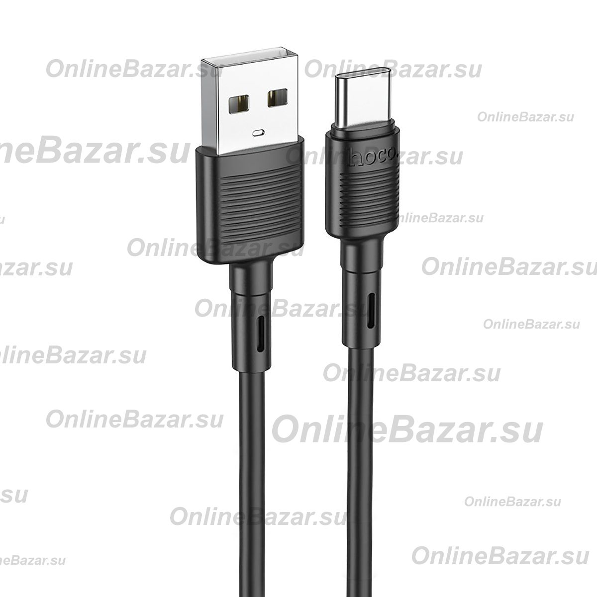 Кабель USB Type-C Hoco X83 (3A/1 метр) <черный> ― OnlineBazar.su