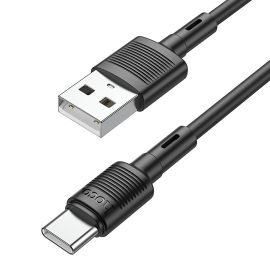 Кабель USB Type-C Hoco X83 (3A/1 метр) <черный>