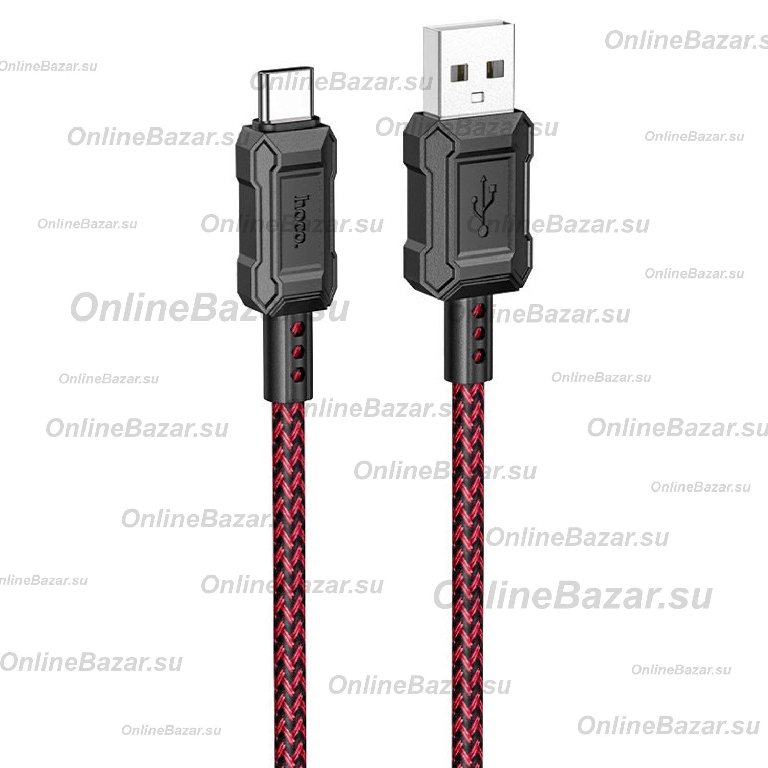 Кабель USB Type-C Hoco X94 (3A/1 метр) <красный> ― OnlineBazar.su