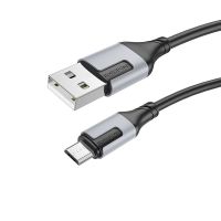 Кабель USB MicroUSB Borofone BX101 (2.4А/1 метр) <черный> ― OnlineBazar.su