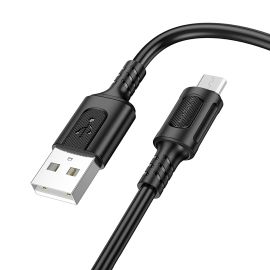 Кабель USB MicroUSB Borofone BX111 (2.4А/1 метр) <черный>