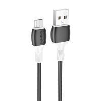 Кабель USB MicroUSB Borofone BX84 (2.4А/1 метр) <черный> ― OnlineBazar.su