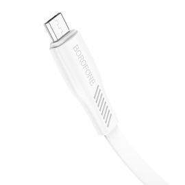 Кабель USB MicroUSB Borofone BX85 (2.4А/1 метр) <белый>