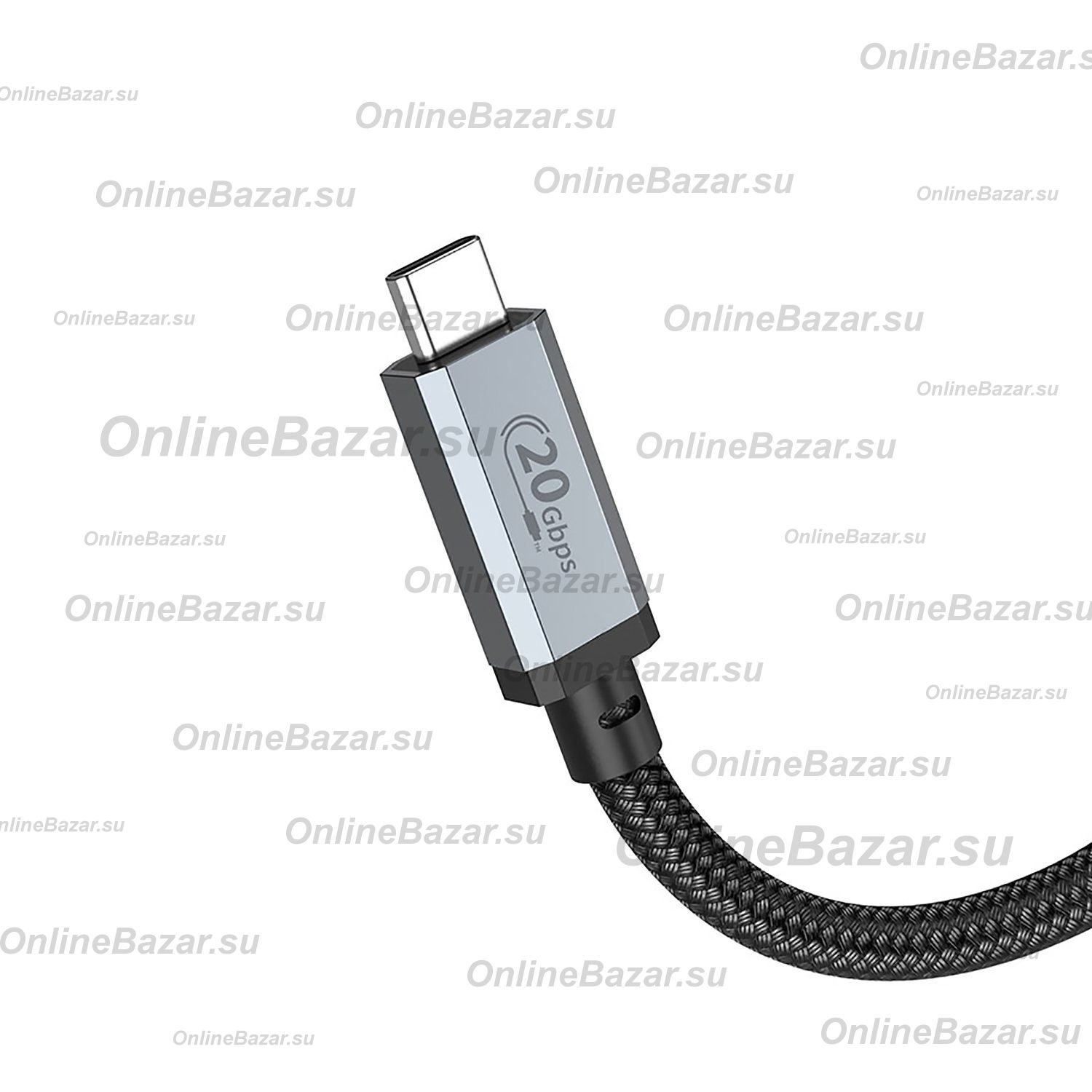 Кабель USB-C Type-C Hoco US05 (100W/5A/2 метра) <черный> ― OnlineBazar.su