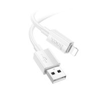 Кабель USB Apple Lightning Hoco X107 (1 метр) <белый> ― OnlineBazar.su