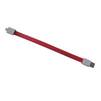 Кабель USB Apple iPhone lightning дизайн браслет плоский <красный> ― OnlineBazar.su