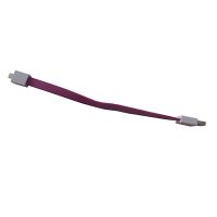 Кабель USB Apple iPhone Lightning дизайн браслет плоский <фиолетовый> ― OnlineBazar.su