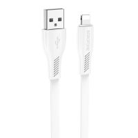 Кабель USB Apple iPhone Lightning Borofone BX85 (2.4A/1 метр) <белый> ― OnlineBazar.su