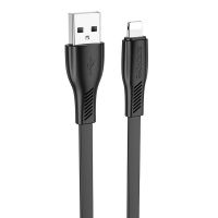 Кабель USB Apple iPhone Lightning Borofone BX85 (2.4A/1 метр) <черный> ― OnlineBazar.su