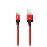Кабель USB Apple iPhone Lightning Hoco X14 (1 метр) <красный> ― OnlineBazar.su