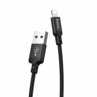 Кабель USB Apple iPhone Lightning Hoco X14 (1 метр) <черный> ― OnlineBazar.su