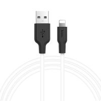 Кабель USB Apple iPhone Lightning Hoco X21 (1 м) <белый> ― OnlineBazar.su