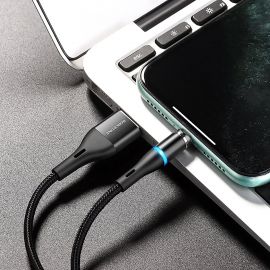 Кабель USB Apple iPhone lightning BU16 (2,4A/12W) <черный>