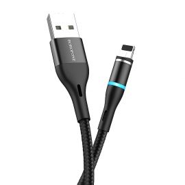 Кабель USB Apple iPhone lightning BU16 (2,4A/12W) <черный>