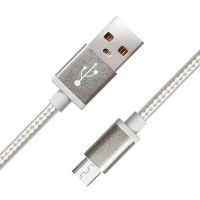 Кабель USB MicroUSB Pisen MU12 <серебристый> ― OnlineBazar.su